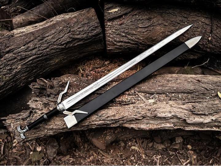 Handmade Stainless Steel Witcher Sword – Geralt of Rivia's Legendary Sword - Damascus Kings