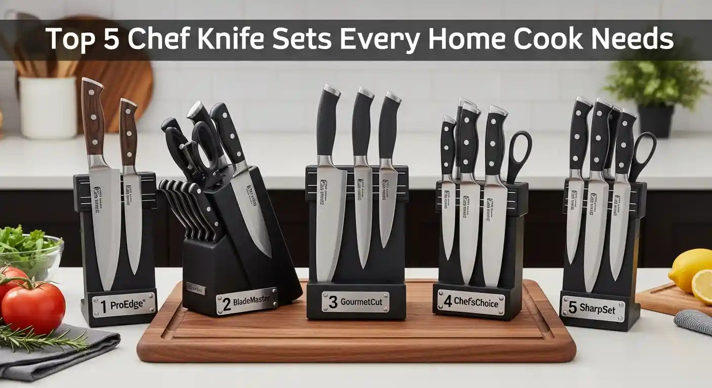 Top 5 Chef Knife Sets Every Home Cook Needs – Damascus Kings