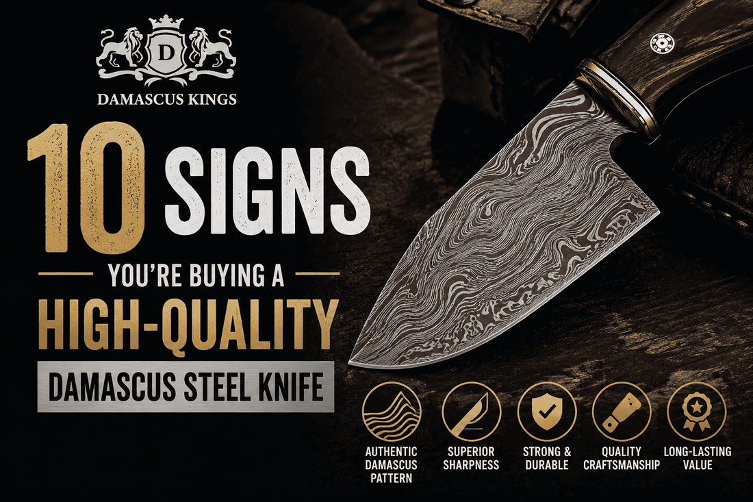 10 Signs You're Buying a High-Quality Damascus Steel Knife