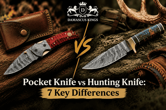 Pocket Knife vs Hunting Knife: 7 Key Differences