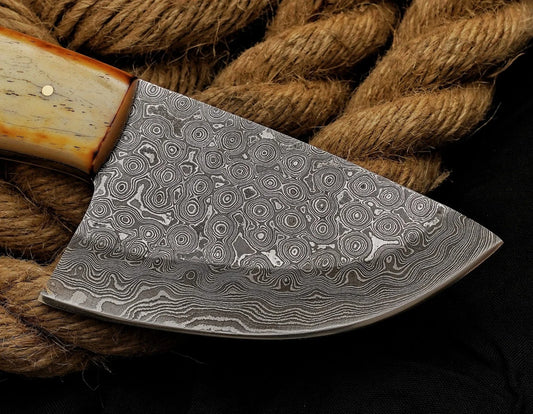 7” Handmade Damascus Steel Skinner Knife