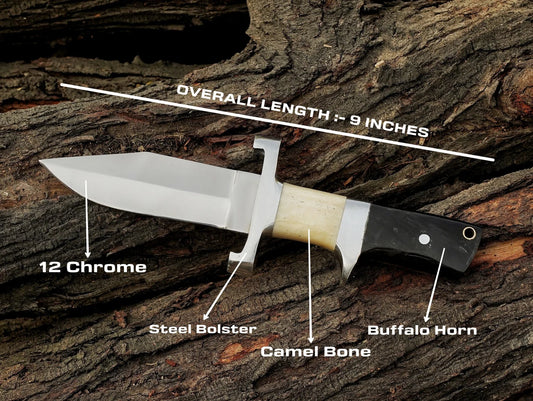 Unique Handcrafted 12 Chrome Steel Knife