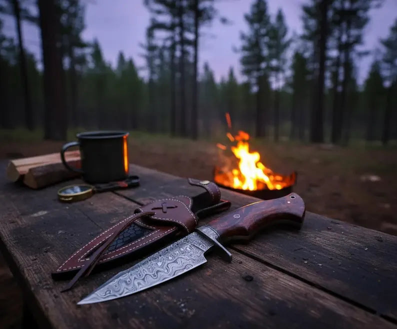 10” Unique Handmade Forged Damascus Steel Knife