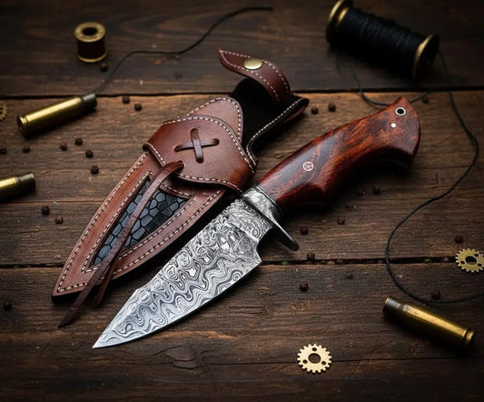 10” Unique Handmade Forged Damascus Steel Knife